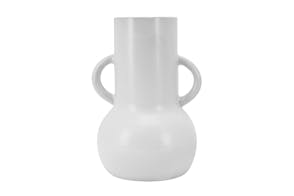 Kef 20cm Matte White Vase by NF Living