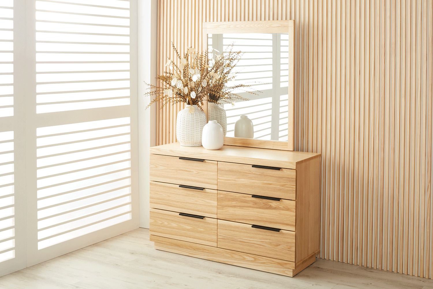 McKenzie 6 Drawer Dresser &amp; Mirror