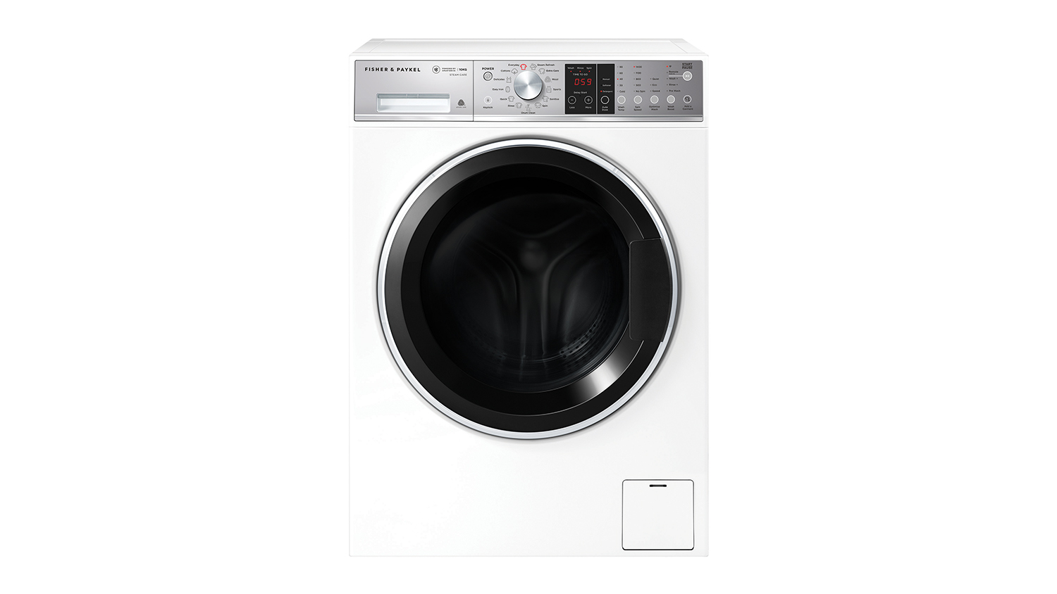 Fisher & Paykel 10kg Front Loading Washing Machine with 14 Programs - White (WH1060S1)