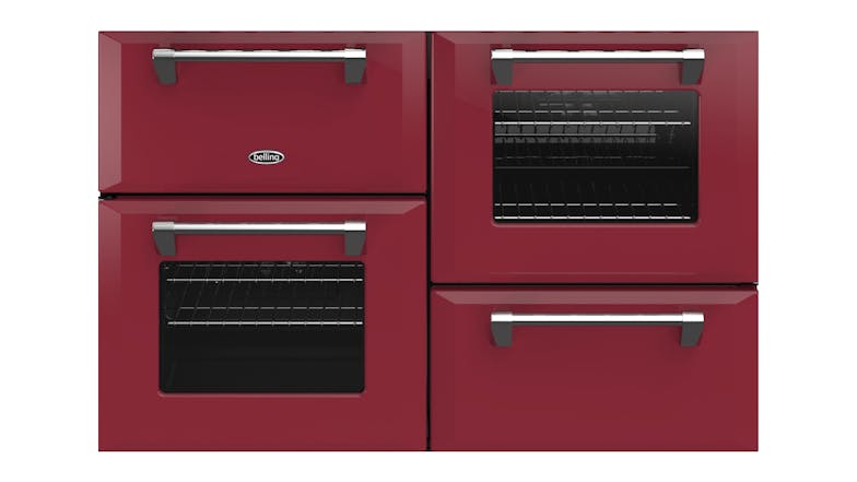 Belling 110cm Dual Fuel Freestanding Oven with Gas Cooktop - Chilli Red (Colour Boutique/BRD100DFCR)