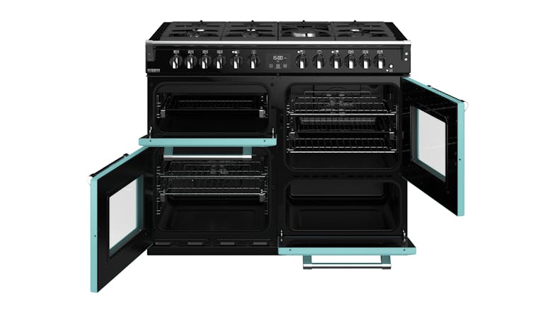 Belling 110cm Dual Fuel Freestanding Oven with Gas Cooktop - Country Blue (Colour Boutique/BRD1100DFCB)
