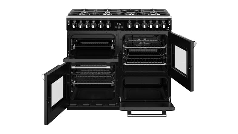 Belling 110cm Dual Fuel Freestanding Oven with Gas Cooktop - Graphite (Colour Boutique/BRD1100DFGR)