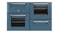 Belling 110cm Dual Fuel Freestanding Oven with Gas Cooktop - Thunder Blue (Colour Boutique/BRD1100DFTB)