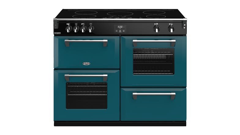 Belling 110cm Freestanding Oven with Induction Cooktop - Kingfisher Teal (Colour Boutique/BRD1100IKT)