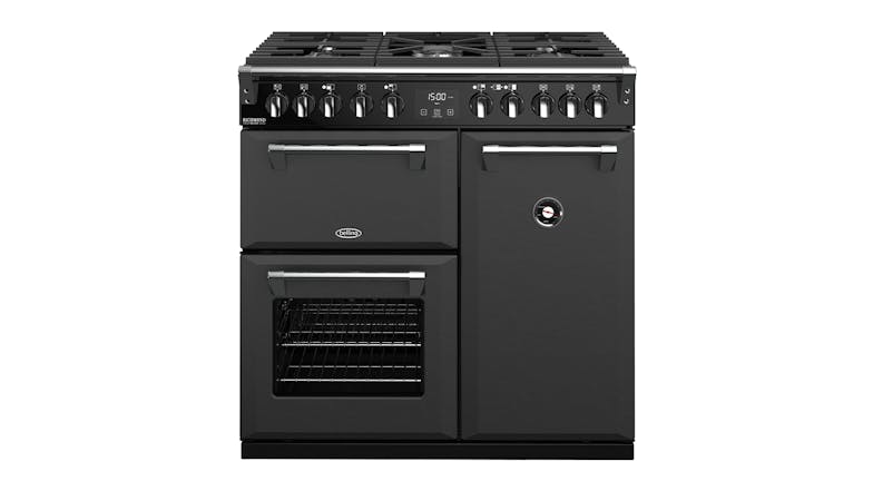 Belling 90cm Dual Fuel Freestanding Oven with Gas Cooktop - Graphite (Colour Boutique/BRD900DFGR)