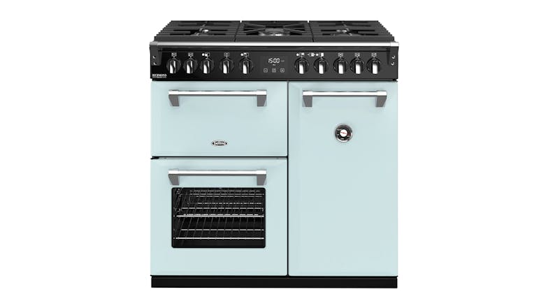 Belling 90cm Dual Fuel Freestanding Oven with Gas Cooktop - Seafoam Blue (Colour Boutique/BRD900DFSB)