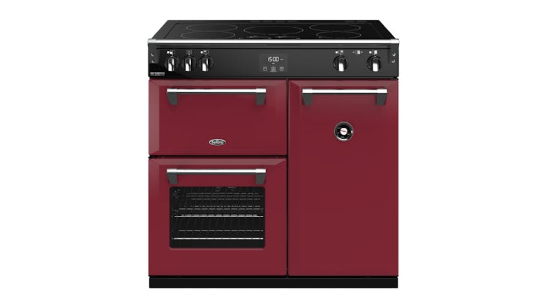 Belling 90cm Freestanding Oven with Induction Cooktop - Chilli Red (Colour Boutique/BRD900ICHR)