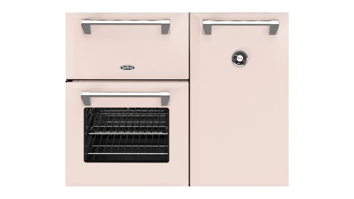 Belling 90cm Freestanding Oven with Induction Cooktop Dusty Pink