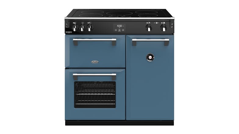 Belling 90cm Freestanding Oven with Induction Cooktop - Thunder Blue (Colour Boutique/BRD900ITB)