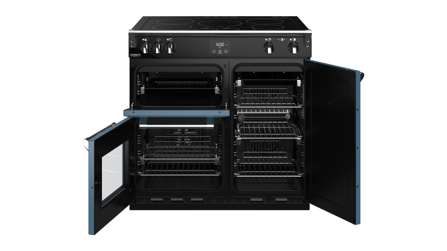 Belling 90cm Freestanding Oven with Induction Cooktop Thunder Blue