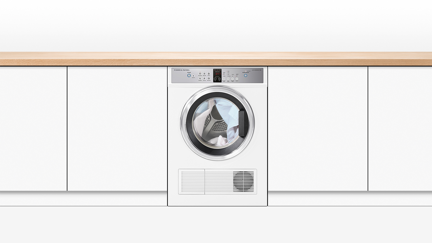Fisher & Paykel 7kg Sensor Vented Dryer with 6 Programs - White (DE7060G2)