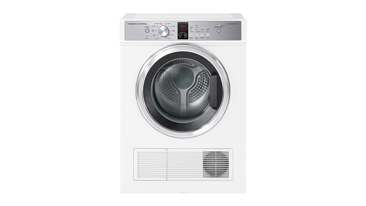 Fisher & Paykel 7kg Sensor Vented Dryer with 10 Programs - White (DE7060P2)