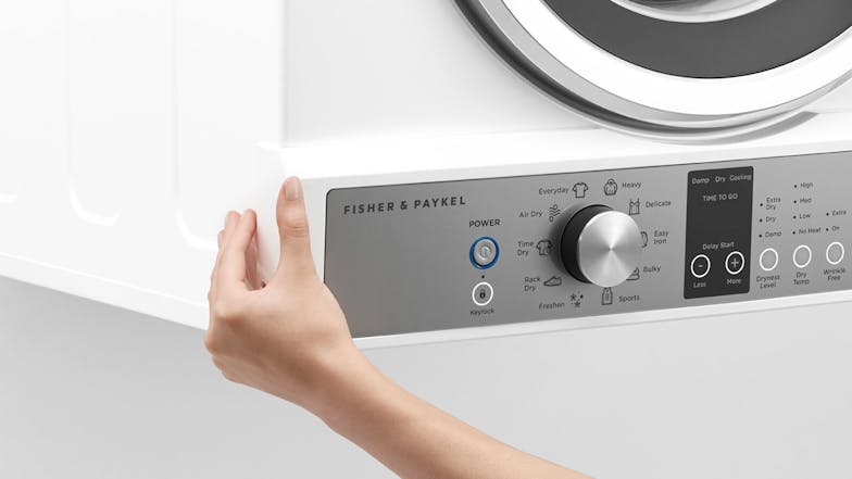 Fisher & Paykel 7kg 10 Program Sensor Vented Dryer - White (Series 7/DE7060P2)