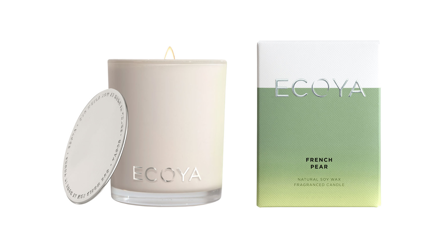 Ecoya Mini 80g Scented Soy Candle French Pear Harvey Norman New Zealand