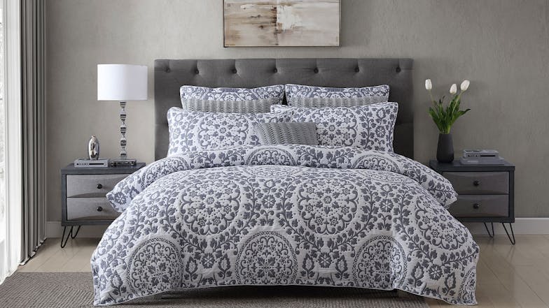Astille Blue Duvet Cover Set by Private Collection - Super King NZ