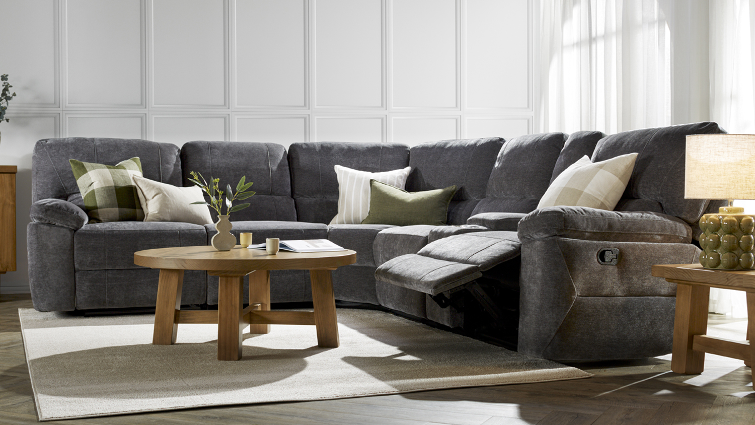 Rayner 5 Seater Modular Recliner Sofa