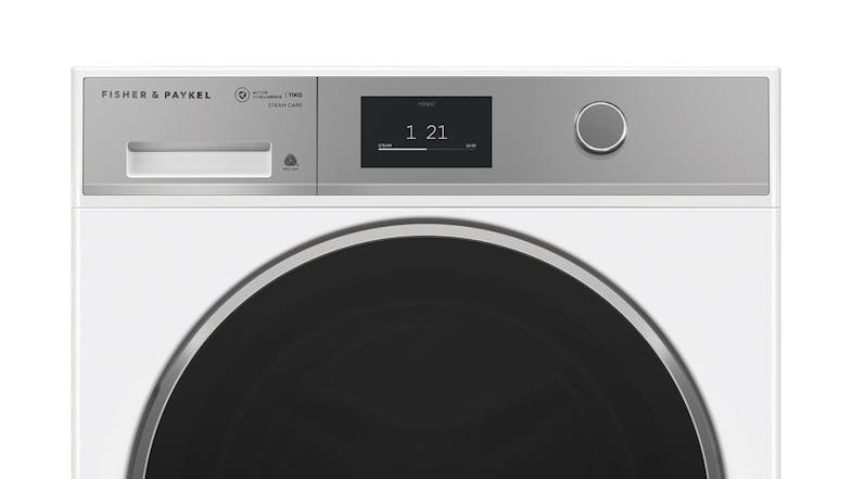 Fisher & Paykel 11kg 24 Program Front Loading Washing Machine - White (Series 11/WH1160H1)