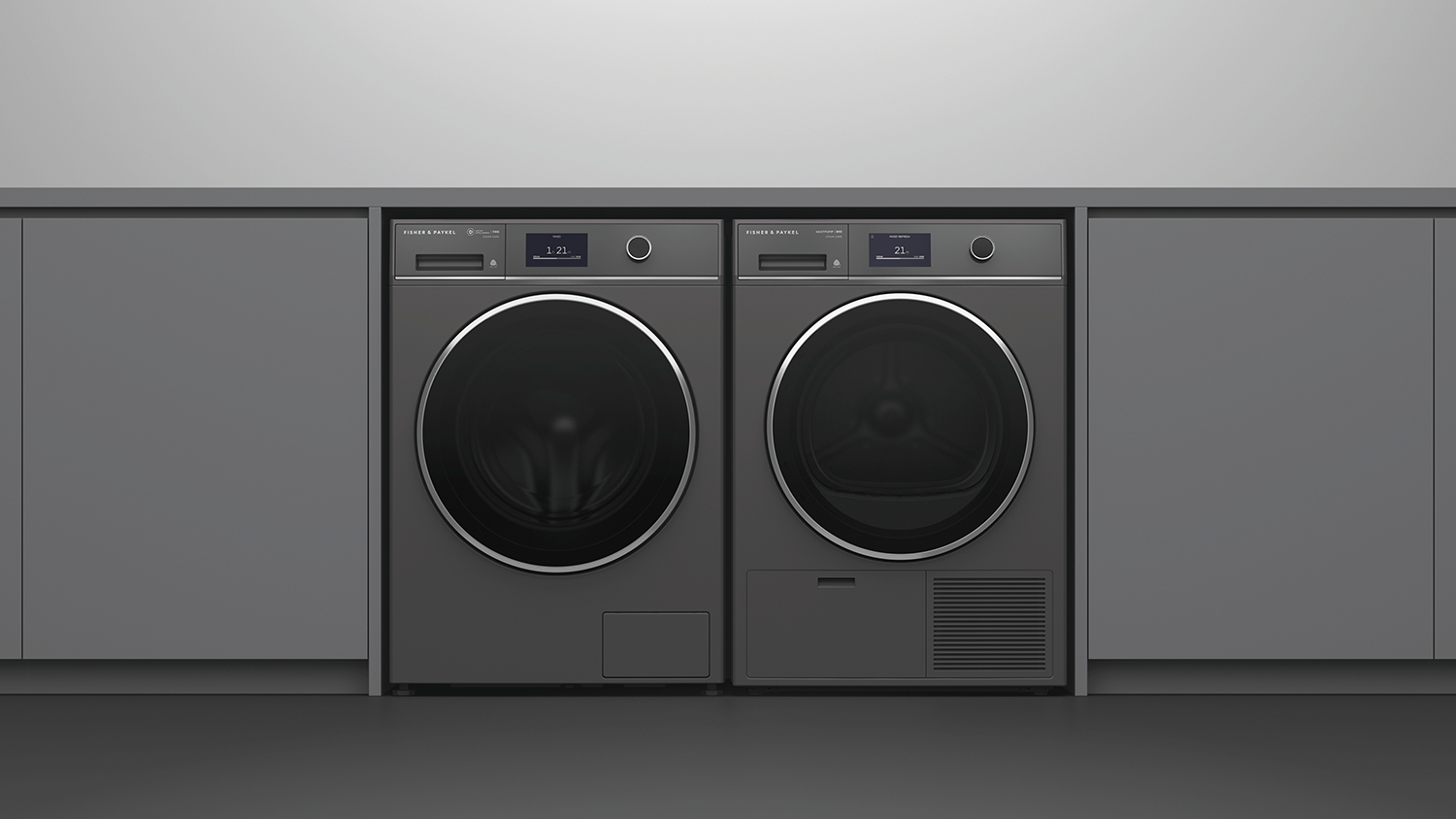 Fisher & Paykel 11kg Front Loading Washing Machine with 24 Programs - Graphite (Series 11/WH1160HG1)