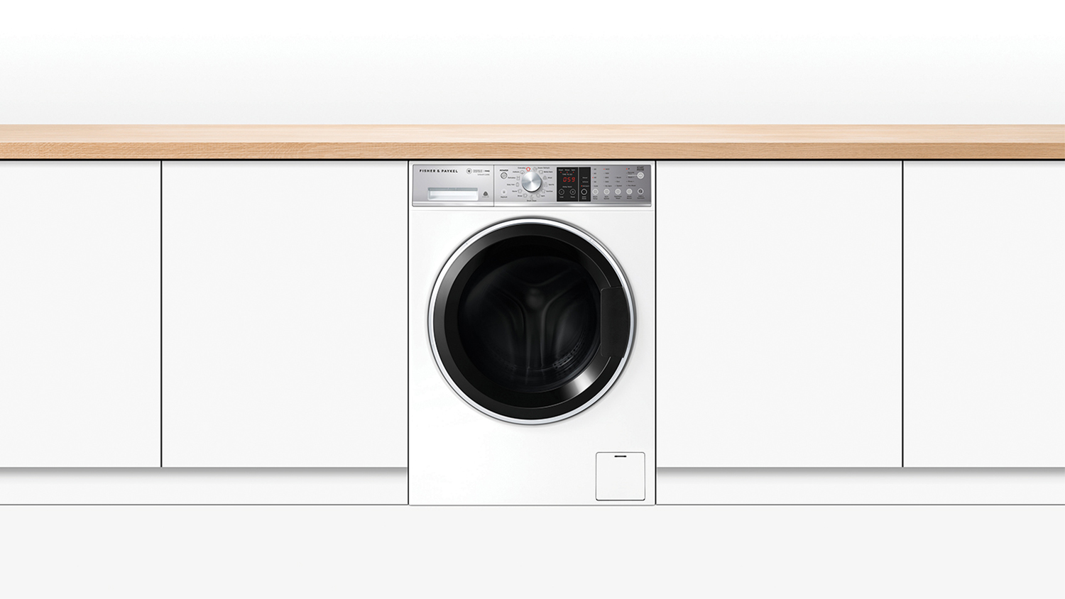 Fisher & Paykel 11kg Front Loading Washing Machine with 14 Programs - White (WH1160S1)