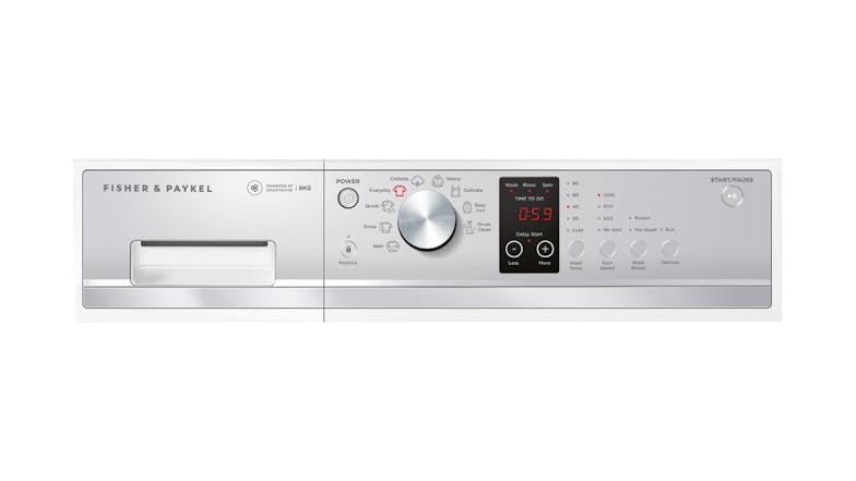 Fisher & Paykel 8kg 9 Program Front Loading Washing Machine - White (Series 3/WH8060J3)