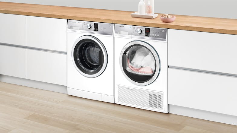 Fisher & Paykel 8kg 9 Program Front Loading Washing Machine - White (Series 3/WH8060J3)