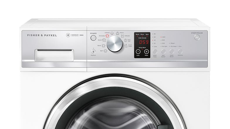 Fisher & Paykel 9kg 9 Program Front Loading Washing Machine - White (Series 3/WH9060J3)