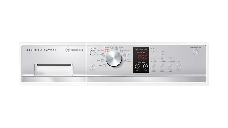 Fisher & Paykel 9kg 9 Program Front Loading Washing Machine - White (Series 3/WH9060J3)