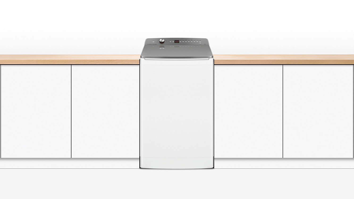 Fisher & Paykel 10kg Top Loading Washing Machine with 14 Programs - White (Series 7/WL1064P1)