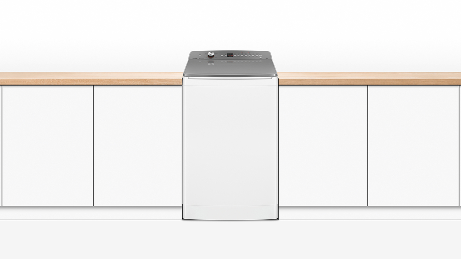 Fisher & Paykel 12kg Top Loading Washing Machine with 14 Programs - White (WL1264P1)