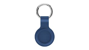 Kmall Silicone Apple AirTag Keychain Case - Blue