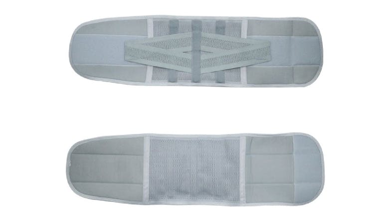 Kmall Adjustable Velcro Lumbar Support Back Brace Ex-Ex Large - Grey