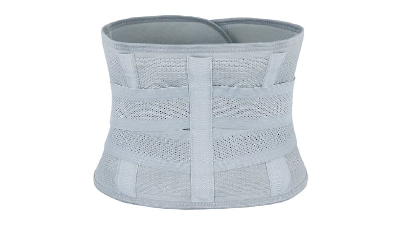 Kmall Adjustable Velcro Lumbar Support Back Brace Ex-Ex Large - Grey