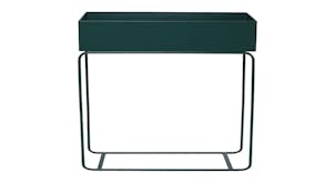 Kmall Raised Indoor Pot Plant Stand - Matte Green