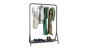Kmall Metal Garment Rack with Lower Storage