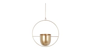 Kmall Modern Round Decorative Plant Hanger - Gold