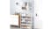 Kmall 5-Tier Metal Garment Rack & Shelf with Hooks - White"