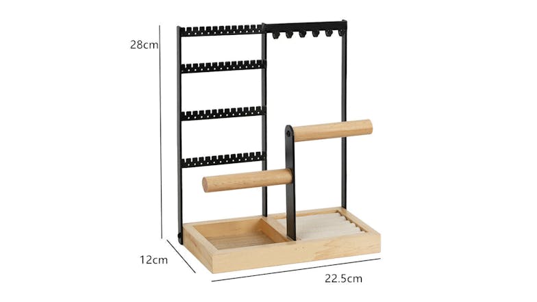 Kmall 4 Tier Assorted Jewelry Storage Rack