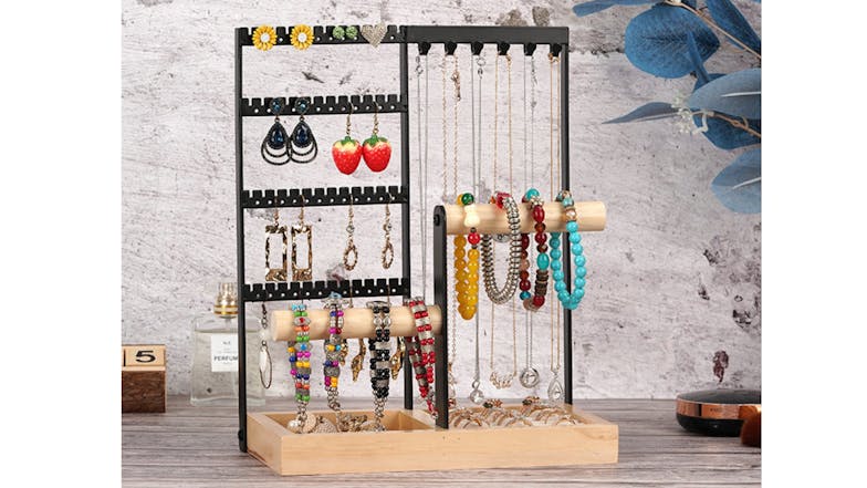 Kmall 4 Tier Assorted Jewelry Storage Rack