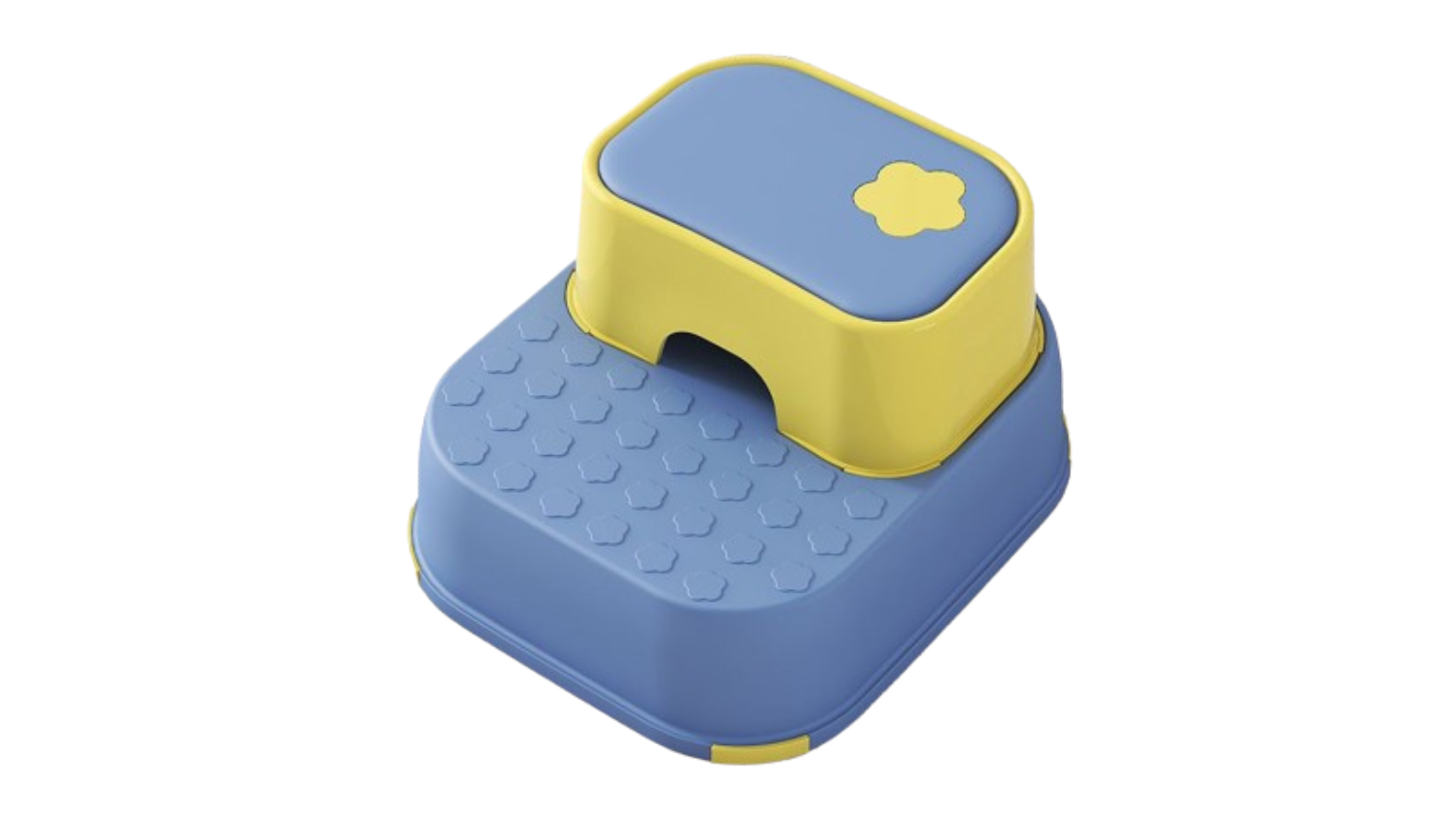 Kmall 2-In-1 Children's Step Stool - Blue/Yellow