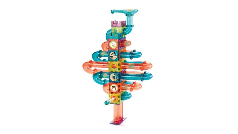 Kmall Colourful Magnetic Building Marble Run Toy 185pcs.
