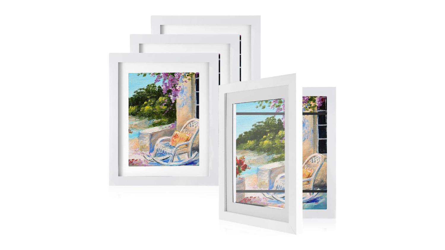 Kmall Children's Artwork Display Frame 34 x 25cm - White