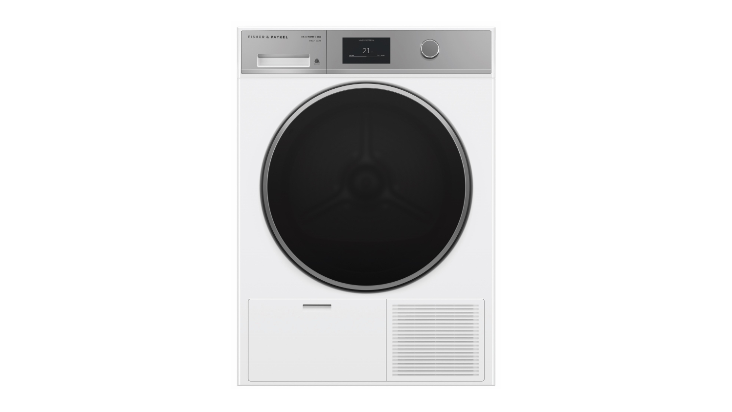 Fisher & Paykel 9kg 25 Program Heat Pump Condenser Dryer - White (Series 11/DH9060H1)