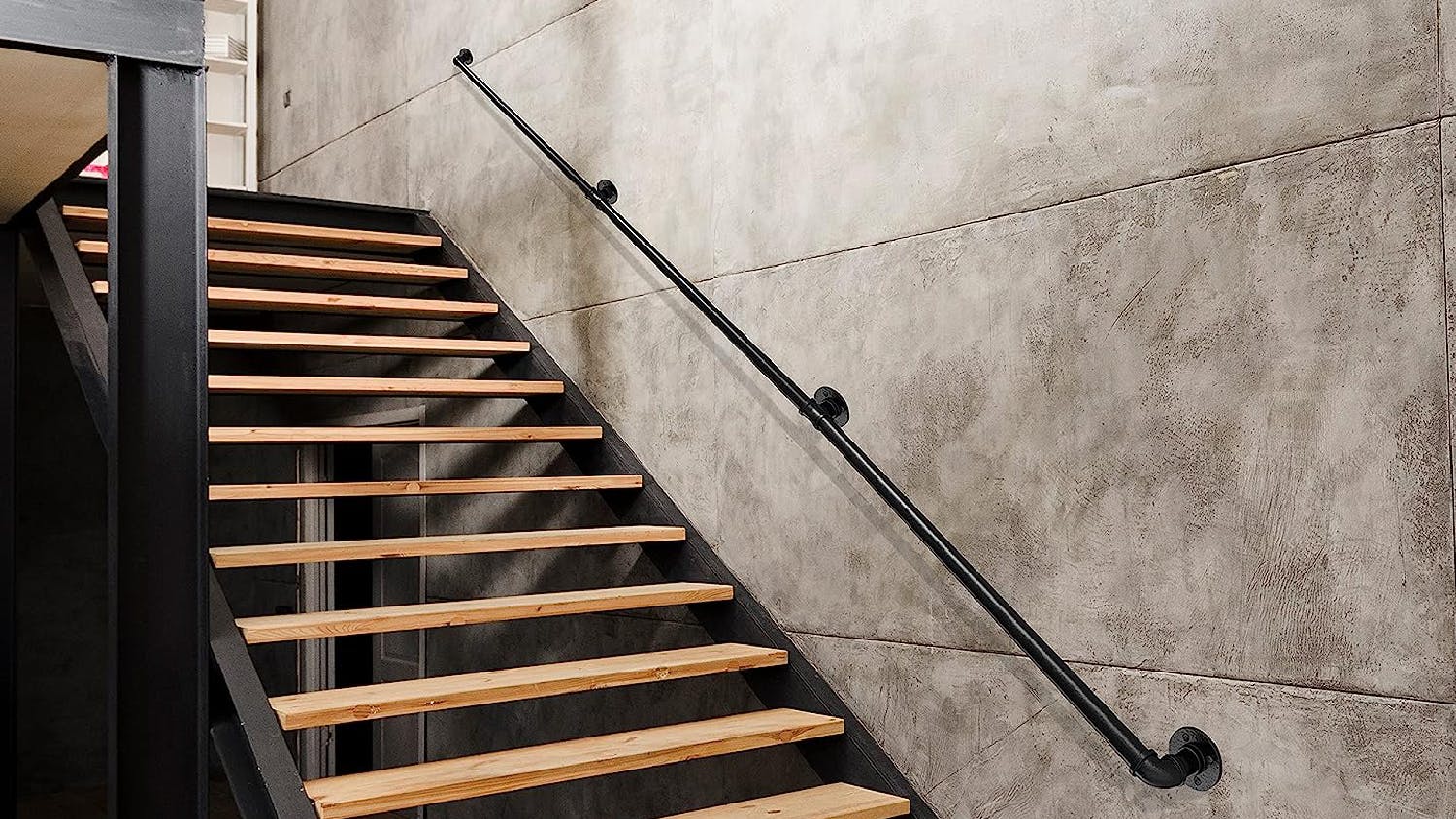 Kmall DIY Industrial Pipe Design Stairway Handrail 170cm