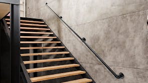 Kmall DIY Industrial Pipe Design Stairway Handrail 265cm