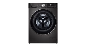 LG 12kg 12 Program Front Loading Washing Machine - Black Steel (Series 10/WV10-1412B)