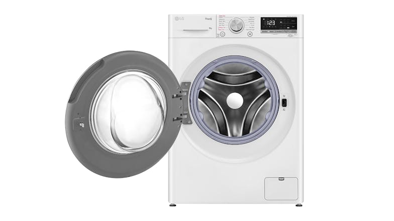 LG 8kg 12 Program Front Loading Washing Machine - White (Series 5/WV5-1208W)