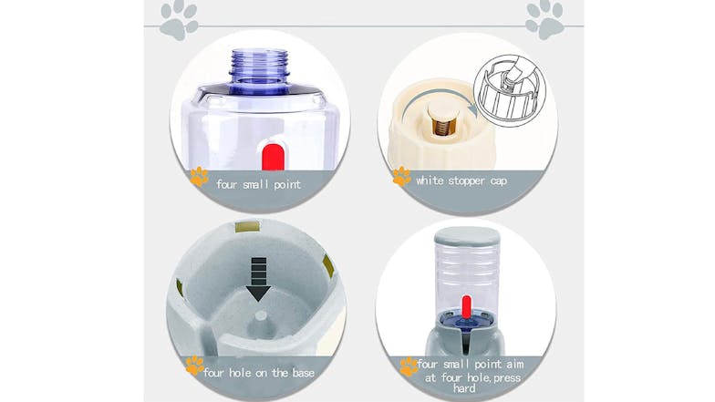 Kmall Analog Automatic Pet Water Dispenser 3.8L