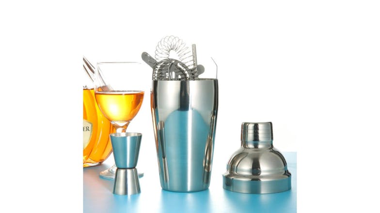 Kmall Cocktail Equipment & Shaker Set with Stand 12pcs. - Silver