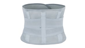 Kmall Adjustable Velcro Lumbar Support Back Brace Large - Grey