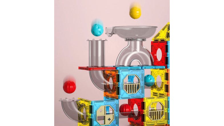 Kmall Colourful Magnetic Building Marble Run Toy 272pcs.
